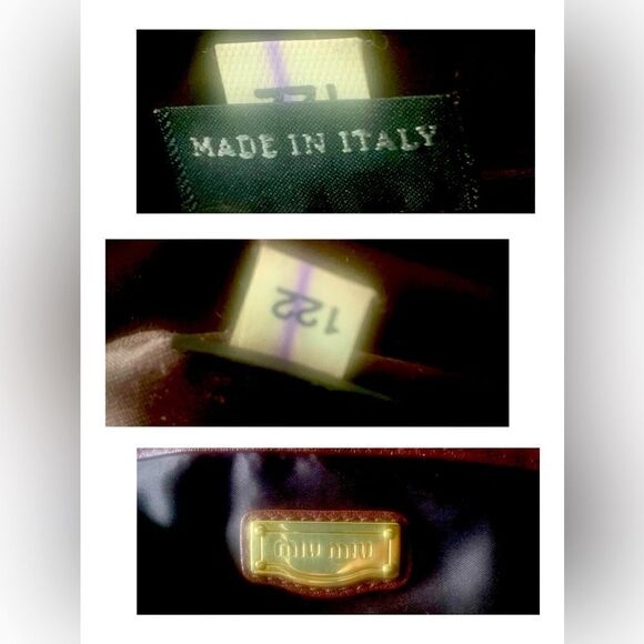 Miu Miu Large Bordeaux Pebbled Tote Bag - Picture 10 of 13